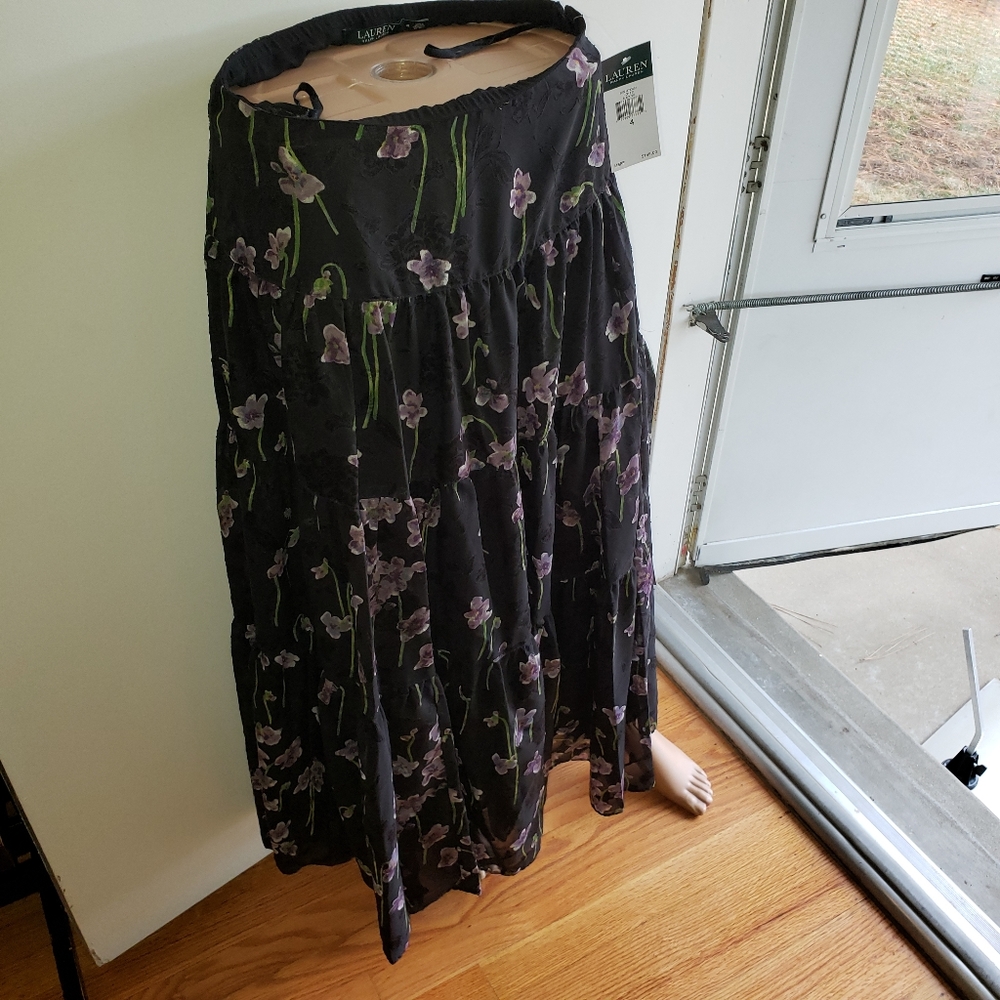 NWT Ralph Lauren tiered peasant skirt